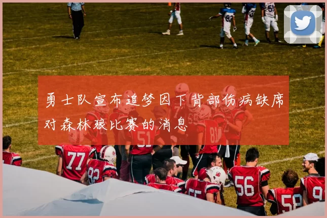 勇士队宣布追梦因下背部伤病缺席对森林狼比赛的消息